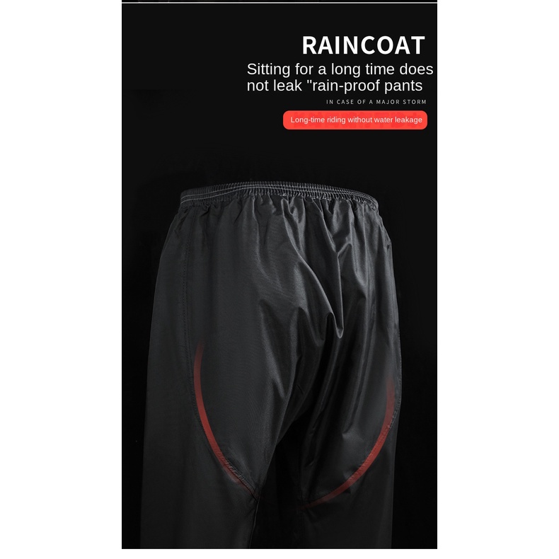 Bộ Áo Mưa Vải Oxford Dày Dặn Phản Quang Dành Cho Người Lớn