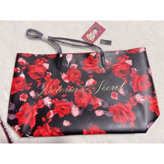 {YBS Store} Túi Tote Hoa Hồng VICTORIA SECRET PHIÊN BẢN GIỚI HẠN Large Red FLORAL Rose