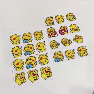Decal tem dập nổi hình khủng long vàng ngộ nghĩnh cao cấp dán xe máy, ô tô, mũ bảo hiểm chống thấm nước, chống bay màu