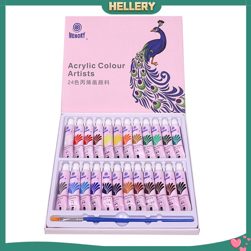 Bộ Màu Acrylic 5ml Vẽ Tranh Acrylic Dành Cho Người Lớn Và Trẻ Em