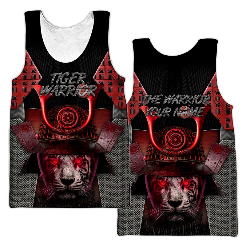 Áo Ba Lỗ In Hình Samurai Nhật Bản Thời Trang Xu Hướng