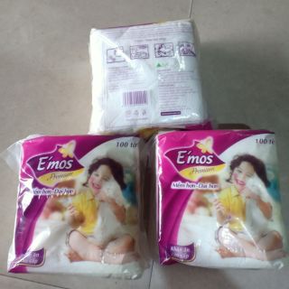 Combo 3 bịch giấy vuông Emos loại 100 tờ