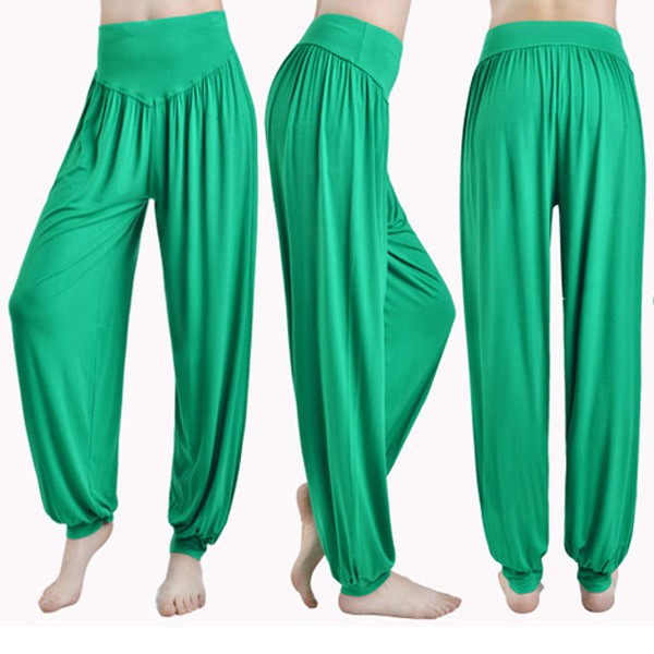 Quần alibaba dài màu trơn thời trang cho nữ