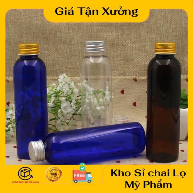 Chai Chiết Mĩ Phẩm ❤ TRÙM SỈ ❤ Chai nhựa pet nắp nhôm 150ml,200ml,250ml, phụ kiện du lịch