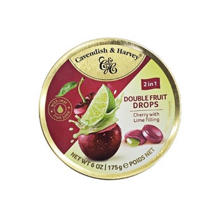 Kẹo Ngậm C&H Đức Hương Cherry và Chanh Double Fruit Drops Cherry With Lime Filling