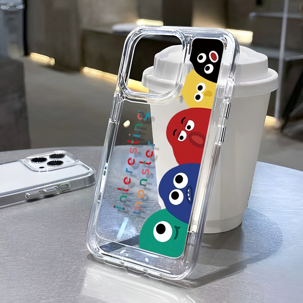 Ốp Điện Thoại Trong Suốt Họa Tiết Hoạt Hình Cho iphone 14ProMax 14Plus 13 11 12 7Plus X XR