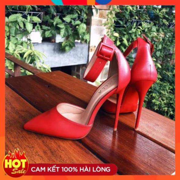 Tết Giày cao gót sandanl Calla bít mũi quai hậu cao cấp hình thật * . * ' ' ! ) " % .