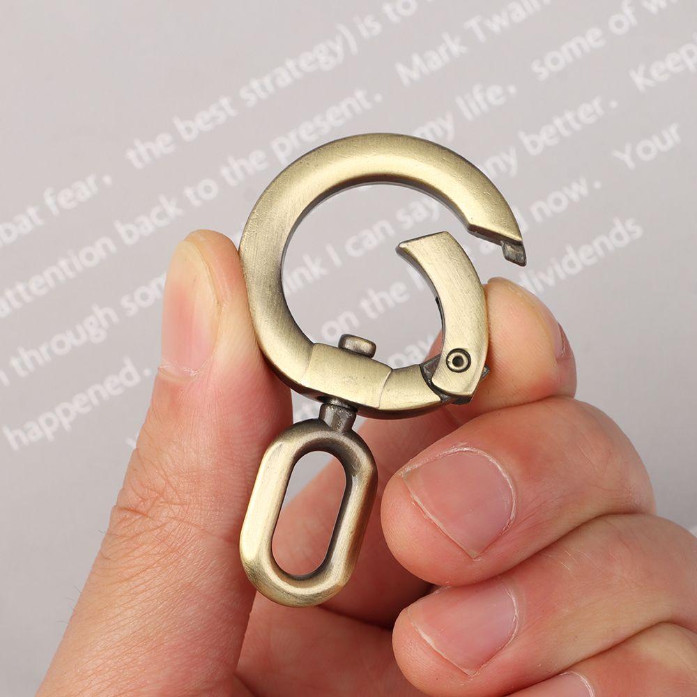 Móc Khóa Dây Thắt Lưng Túi Xách Hình Chữ O Mạ Kẽm 22mm