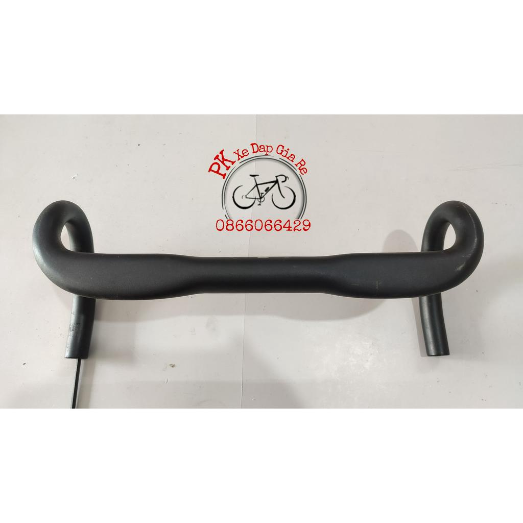 Ghi đông xe đạp đua 31.8mm bản dẹp dây cáp đi âm, Tay lái xe đạp đua nhôm cao cấp