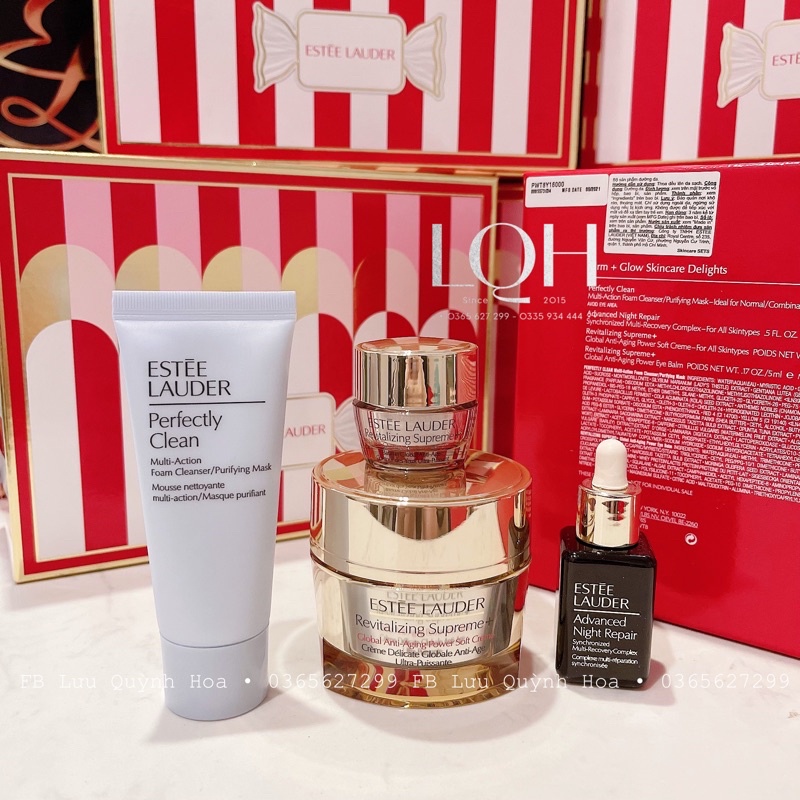 Set Estee Lauder Holiday chăm sóc da 4 sản phẩm