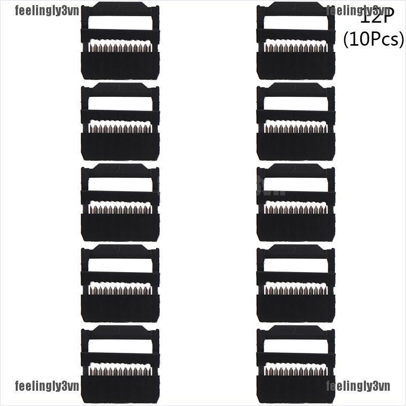 Set 10 Dây Cáp 2.54mm IDC 6 / 8 / 10 / 12 / 14-50 - 50-Pin Chuyên Dụng