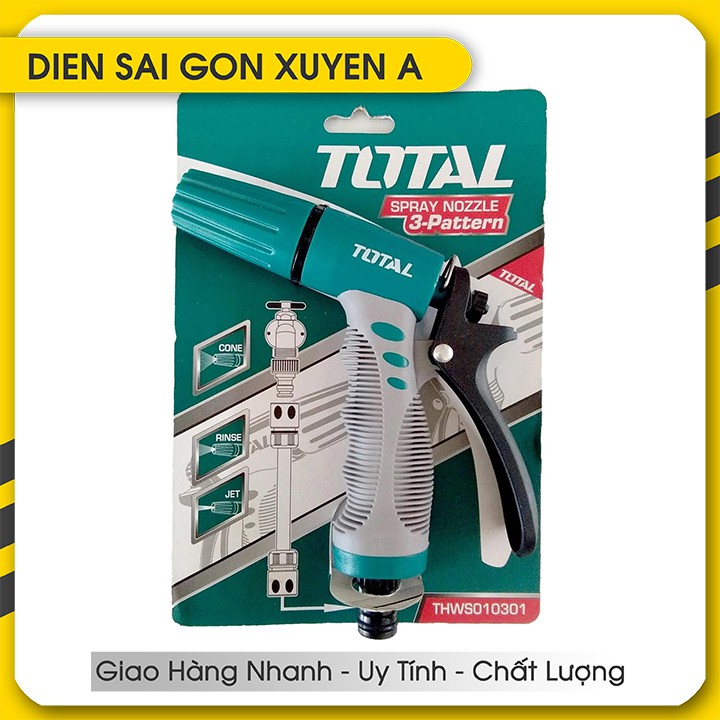 Vòi xịt tưới cây chỉnh tia đa năng INGCO Total THWS010301