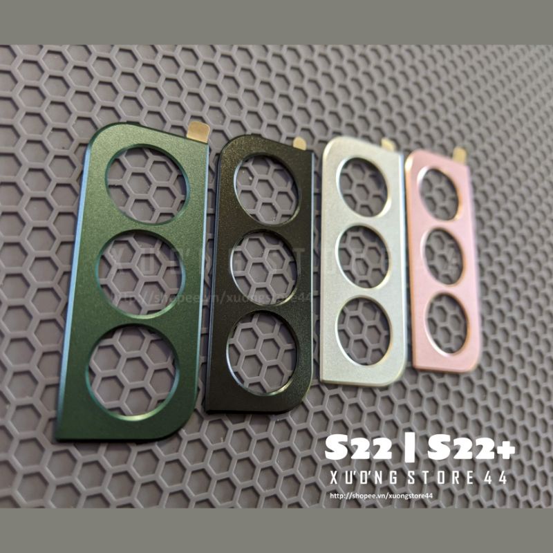 Khung nhôm dán camera S22 | S22 Plus khoét mắt camera không ảnh hưởng chất lượng hình