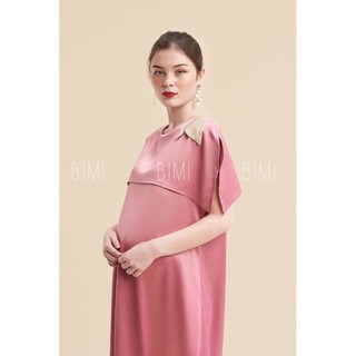 ĐẦM HỒNG MIX LÁ - BIMI