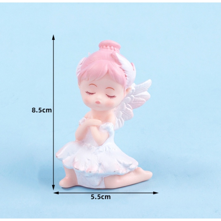 phụ kiện bánh sinh nhật [FREESHIP❤️] tương em bé ngồi thiên thần