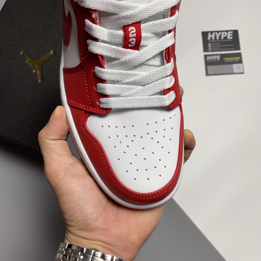 Giày Jordan 1 Low Gym Red  - Hype Sneaker | Phiên bản 1:1 chuẩn