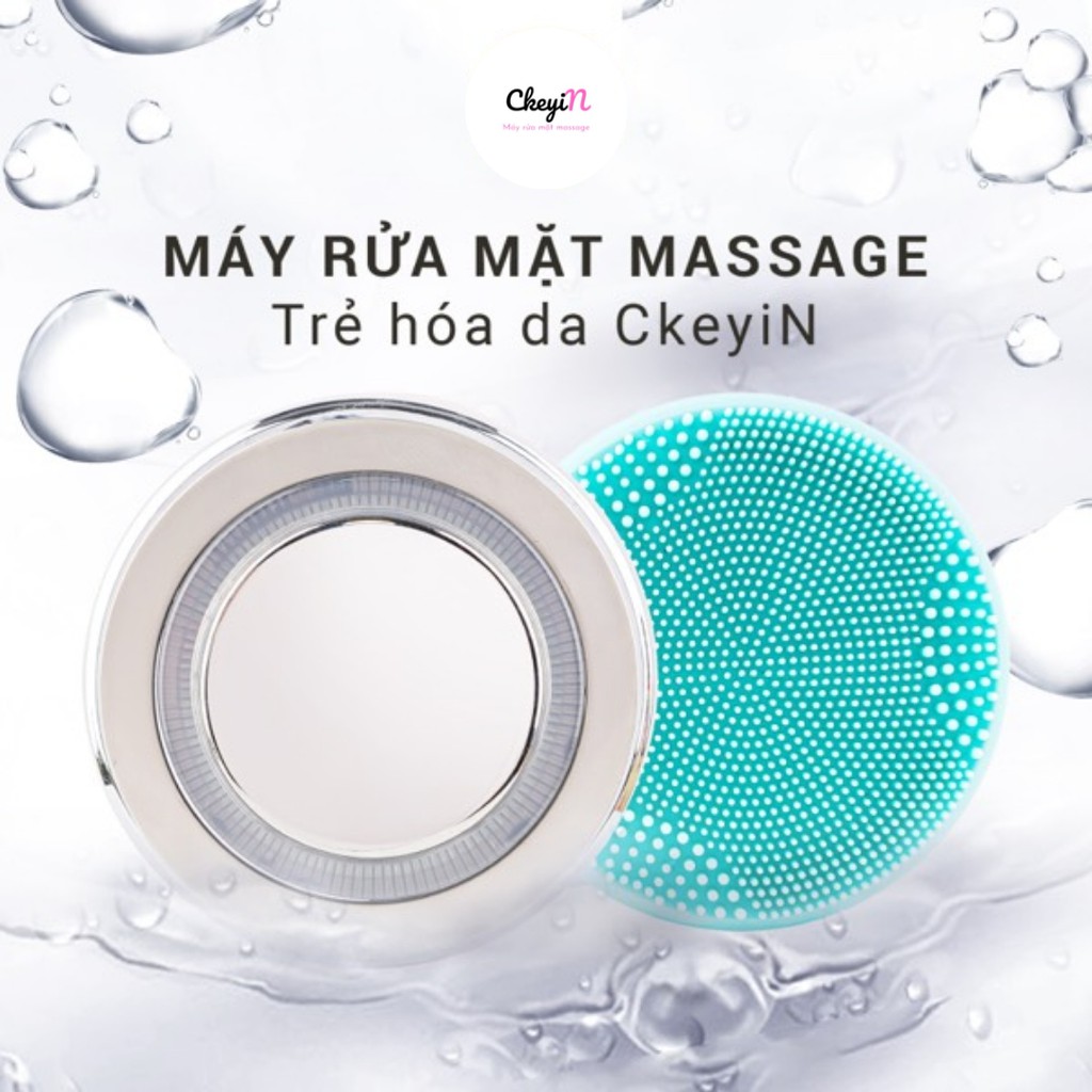 Máy Rửa Mặt Massage, Nâng Cơ, Trẻ Hóa Da, Đẩy Tinh Chất CkeyiN - Có Đèn Led | BigBuy360 - bigbuy360.vn