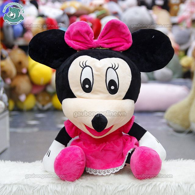 Gấu bông Mickey ngồi ngộ nghĩnh kích thước 60cm