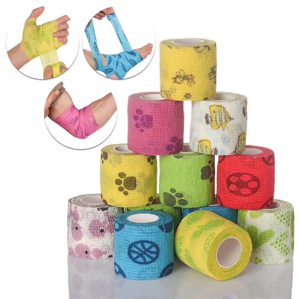 Băng Quấn Thể Thao Tự Dính Hỗ Trợ Đầu Gối 5cm * 4.5m