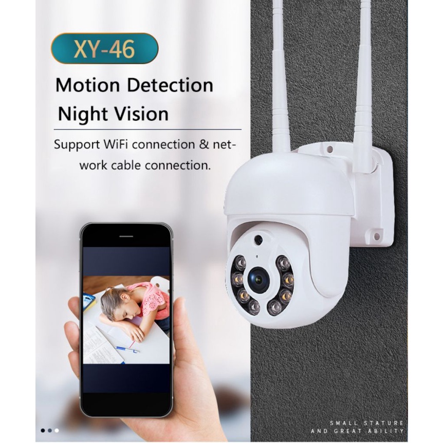 Camera giám sát XY46 2MP WIFI IP HD 1080P có chế độ nhìn đêm | BigBuy360 - bigbuy360.vn