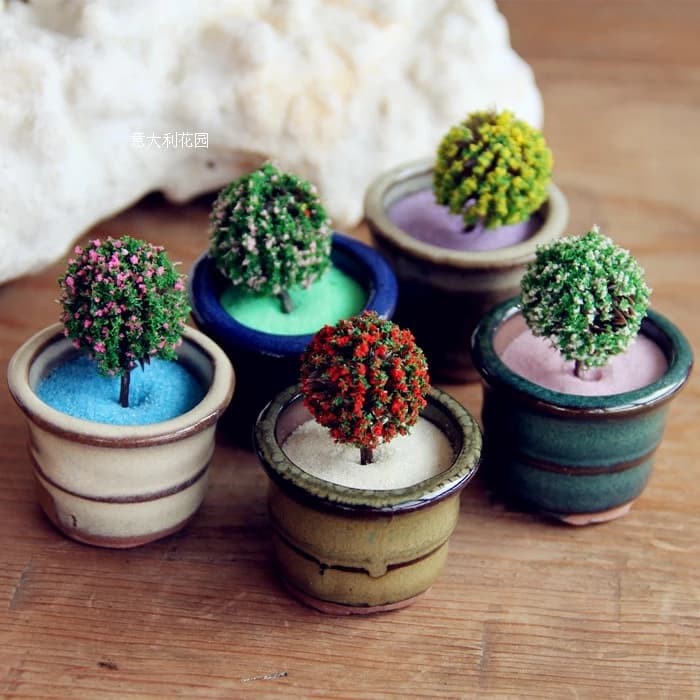 Tiểu Cảnh - Cây Cảnh Nhựa Trang Trí Sen Đá, terrarium, charm slime, xương rồng