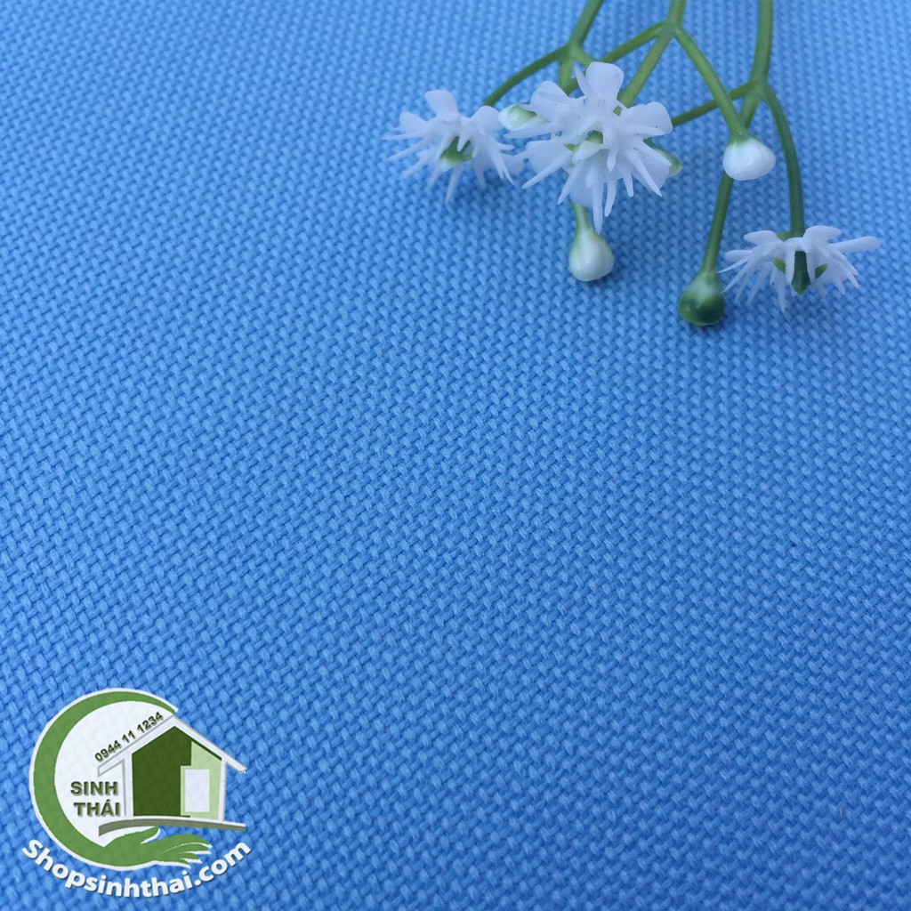 Vải bố PVC màu xanh dương - vải may balo túi xách