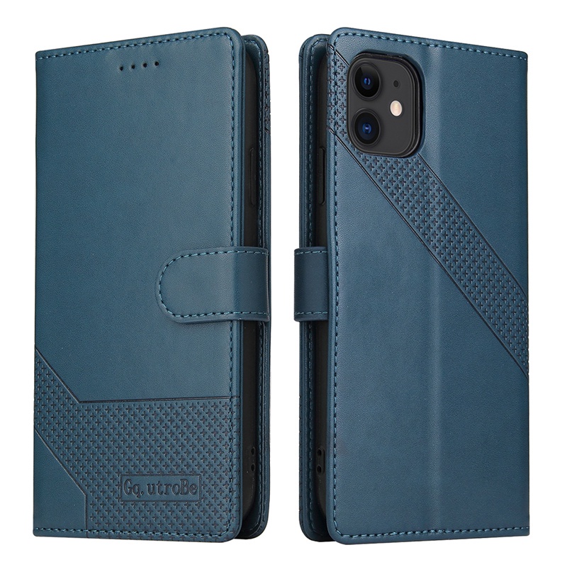 Ốp Điện Thoại Da Kiểu Ví Lật Có Ngăn Thẻ Cho IPhone 14 13 12 Mini 11 Pro Xs Max XR