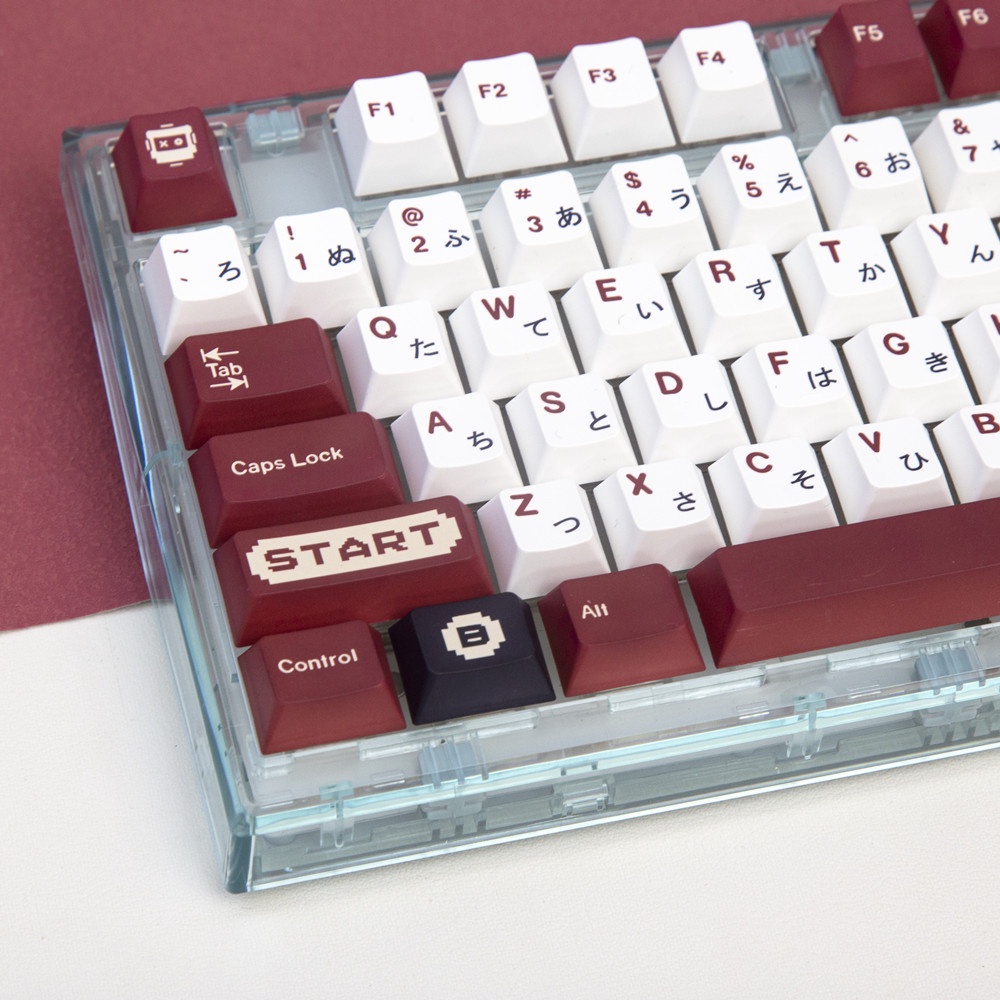 140 Phím FC Keycaps Cherry Profile Retro Video Game PBT DYE SUB Bàn phím cơ học Keycap