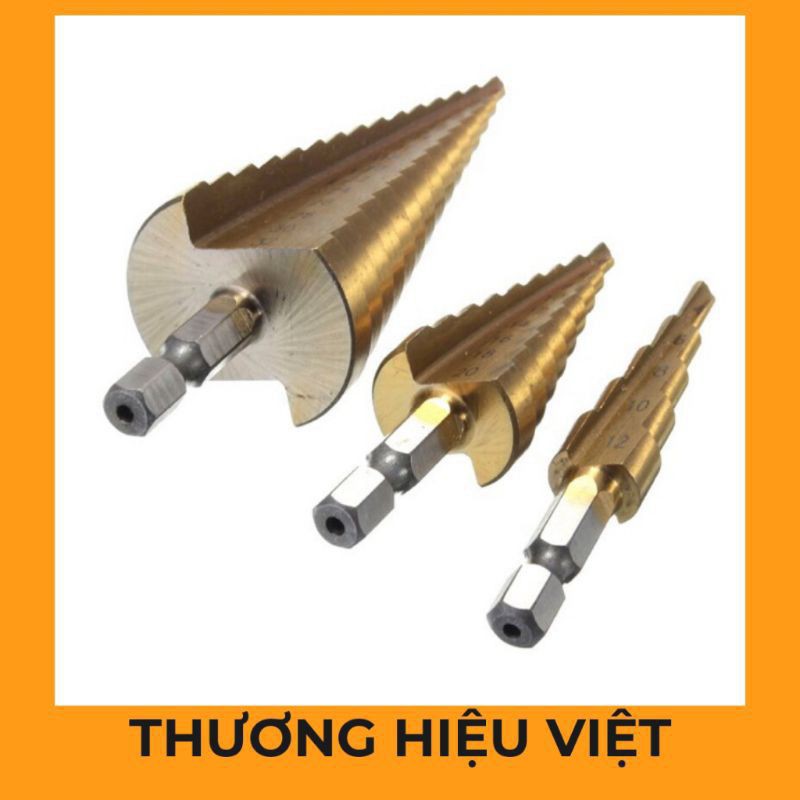 [GIÁ HỦY DIỆT]Bộ 3 mũi khoan tháp 4-32mm