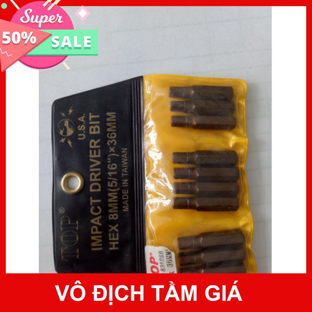 [SHOCK]   MŨI ĐÓNG LỤC GIÁC TOP