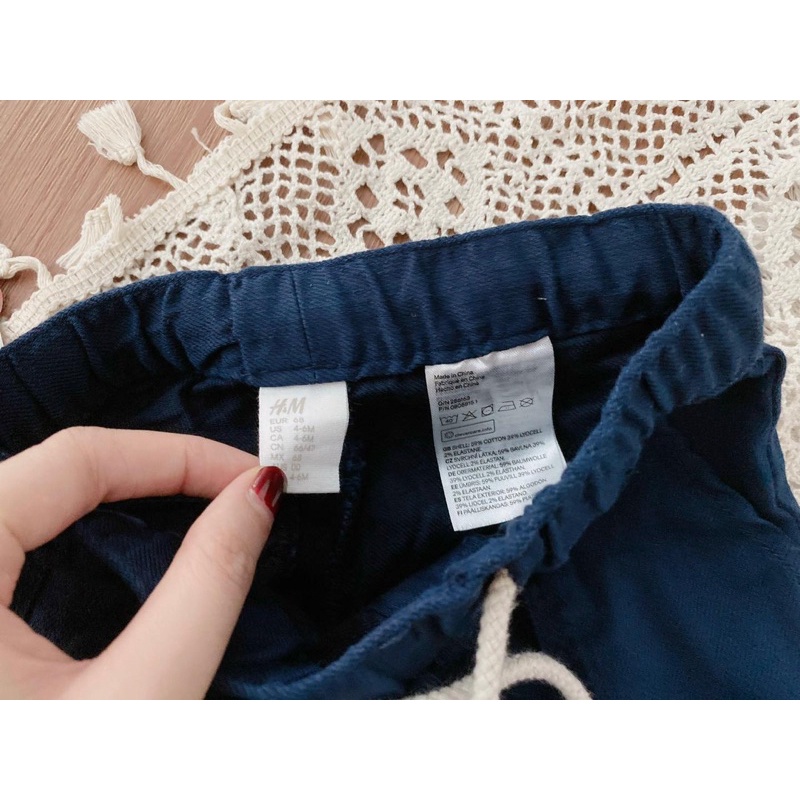 Quần kaki jean cho bé trai sz 4m-3y