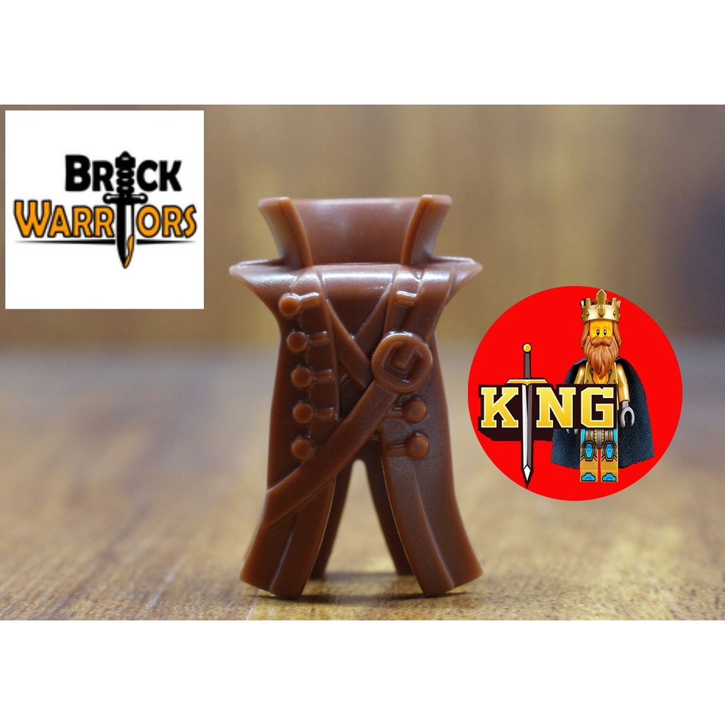BRICKWARRIORS Pirate Coat (Brown) Phụ kiện đồ chơi LEGO