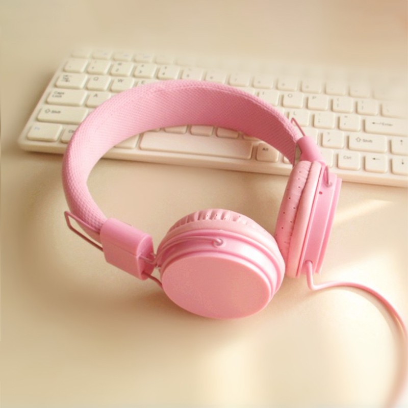 Tai Nghe Choàng Đầu Chơi Game Có Dây/ Kết Nối Bluetooth V5.0 Không Dây Họa Tiết Tai Mèo Dễ Thương Dành Cho Nữ