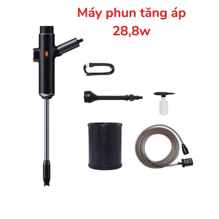 Máy phun tăng áp rửa xe ô tô sử dụng pin sạc LV914