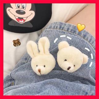 Thỏ trắng nhỏ dễ thương trâm Đồ trang trí