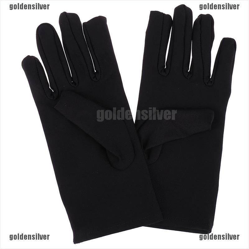 Găng tay satin dáng ngắn cho nữ dự tiệc dạ hội