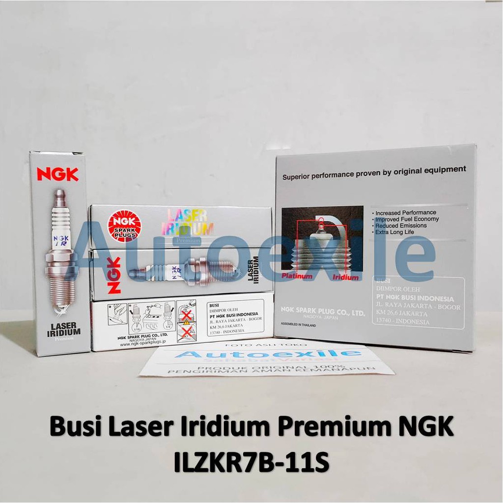 Bugi Đánh Lửa Cho Iridium Laser Ngk Premium Ilzkr7b-11s Platinum New Accord Odyssey Crv Engine K24z