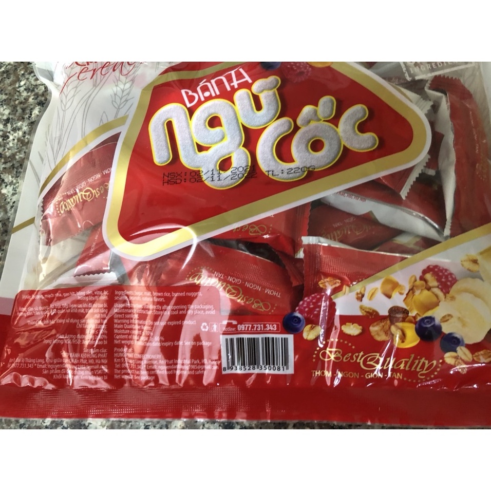 Bánh Ngũ Cốc Trái cây Giảm cân - Ăn Kiêng 220gr