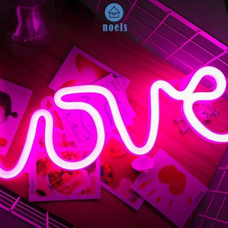 Romantic LOVE Letters LED Night Light USB Charging Home Decor Neon HighQualityLamp ♥noel living