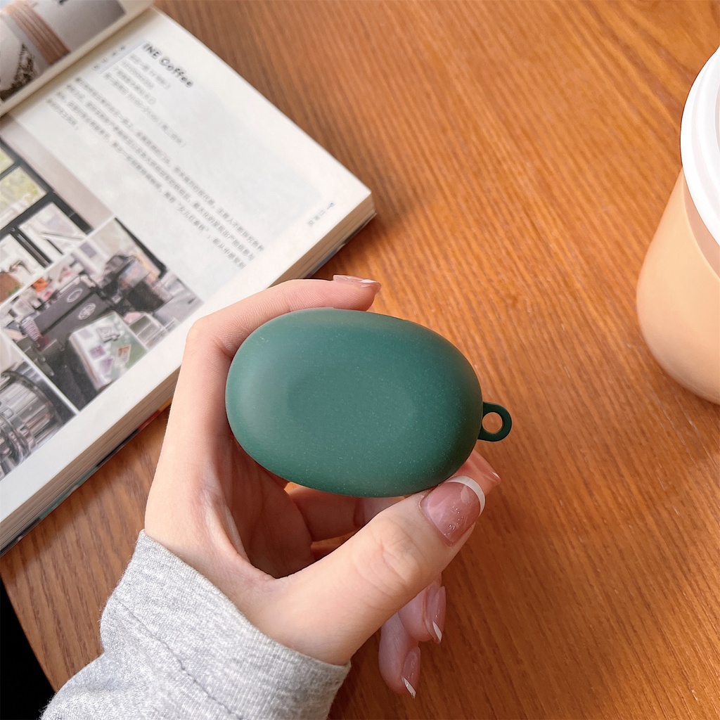 Vỏ Bảo Vệ Hộp Sạc Tai Nghe Bluetooth Không Dây Baseus Bowie E2 Màu Trơn Chống Sốc