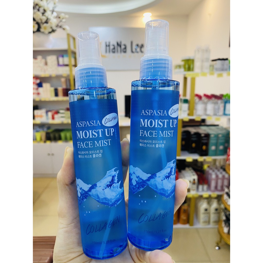 XỊT KHOÁNG ASPASIA MOIST UP FACE MIST 150ml