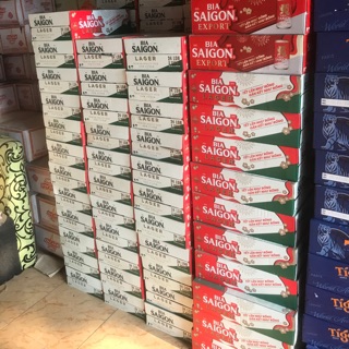 Bia Sài Gòn Lager xanh