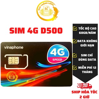 Sim Vina D500 FREE 12TH, UMAX90 MAX BĂNG THÔNG, 12MAX90 Free 16TH KHÔNG GIỚI HẠN DATA. SIM ST60N/ST90N SIÊU ƯU ĐÃI
