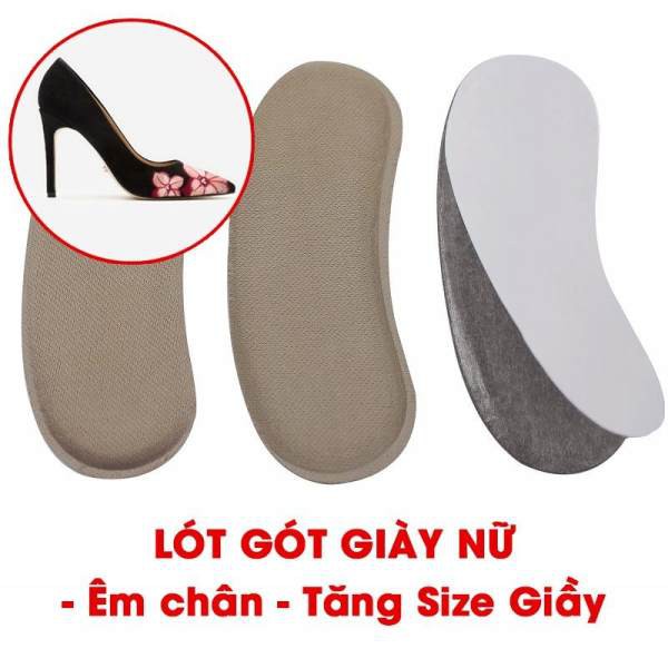 Bộ 2 Miếng lót gót giày nữ