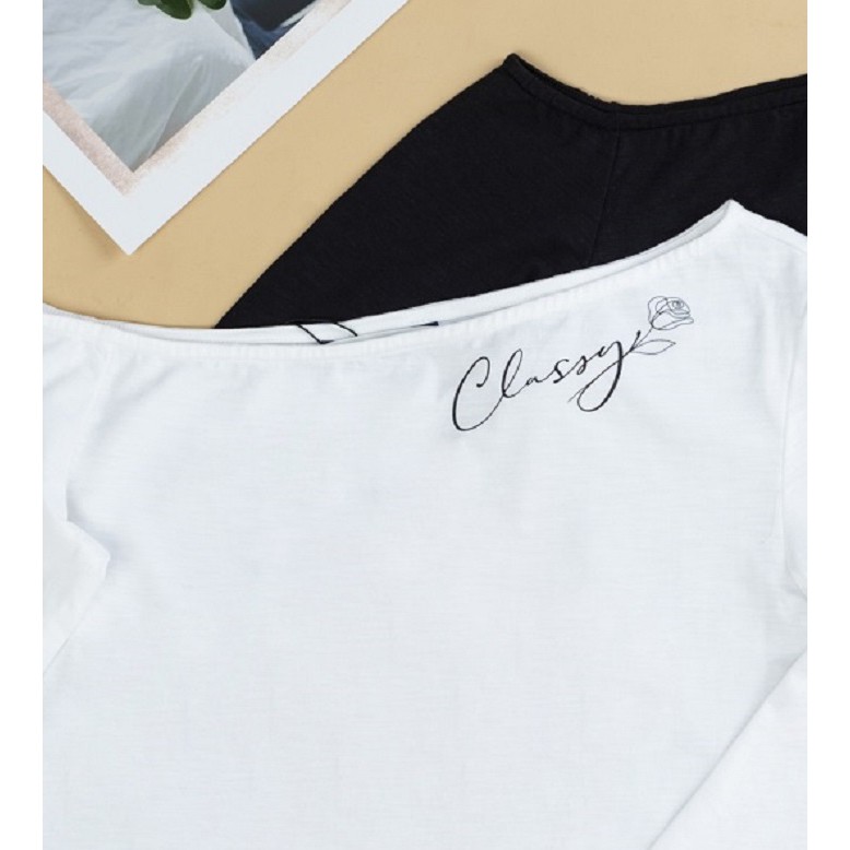 Áo thun nữ lệch vai Emspo ATL0125