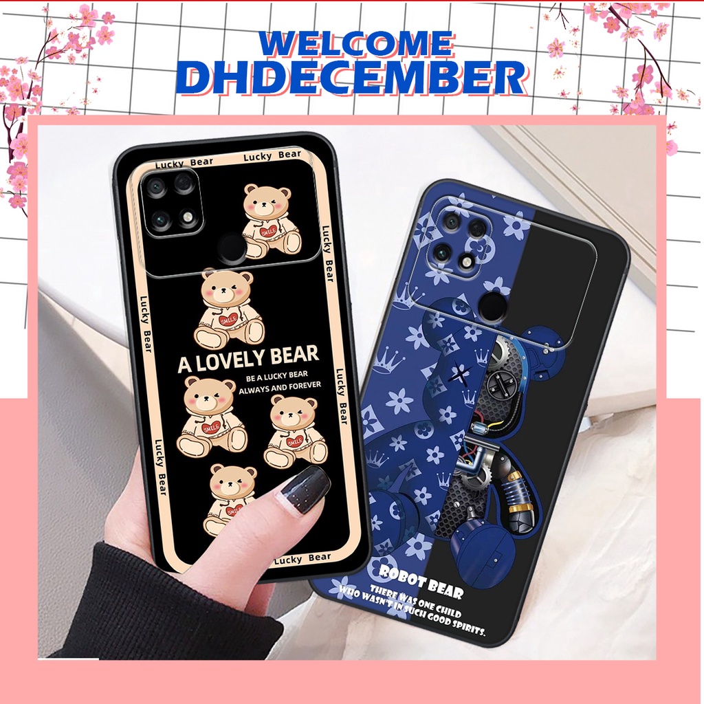 Ốp lưng Xiaomi POCO C40 / REDMI 10C / BẢO VỆ CAMERA in hình 3D lucky, gấu Brick xinh xắn - KHÔNG NÊN BỎ LỠ