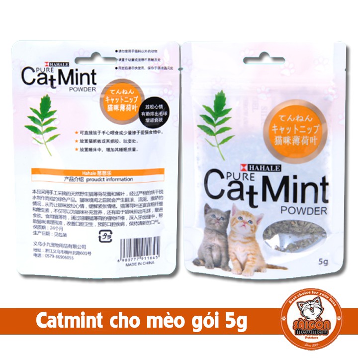 Catnip Cho Mèo Dạng gói Cat Mint 5g