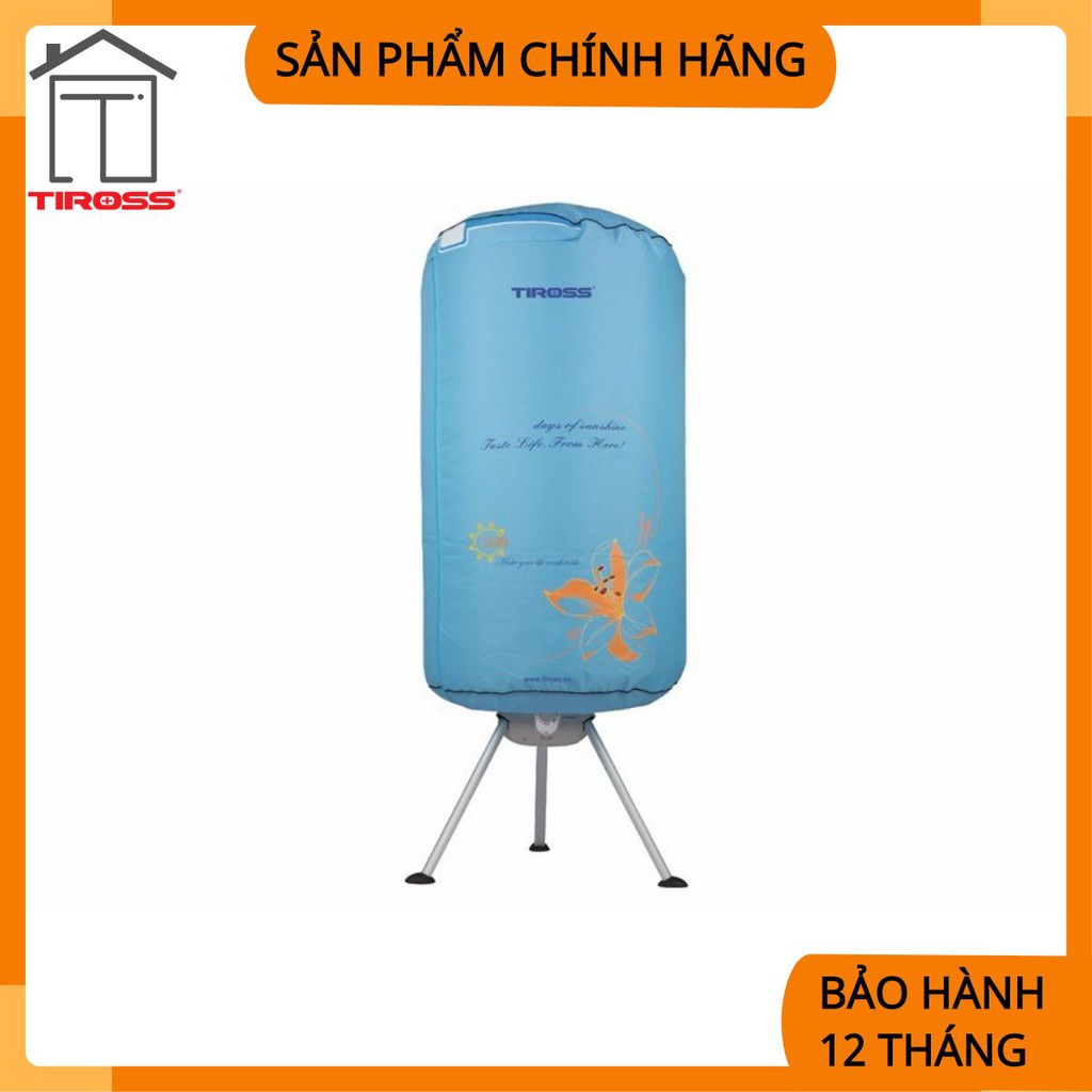 Mã 155ELSALE giảm 7% đơn 300K Máy sấy quần áo TIROSS, 900W Ts880