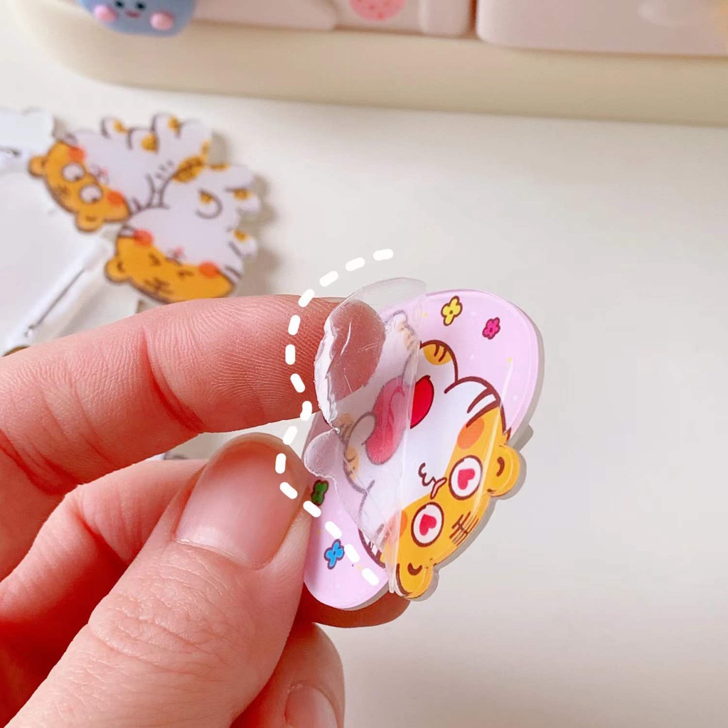 Huy Hiệu Ghim Cài Áo, Cài Balo Túi Xách Trang Trí Hình Hổ Con Dễ Thương