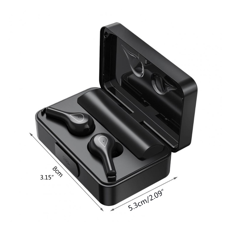 1 Bộ Tai Nghe Nhét Tai Không Dây Bluetooth Có Thể Sạc Lại